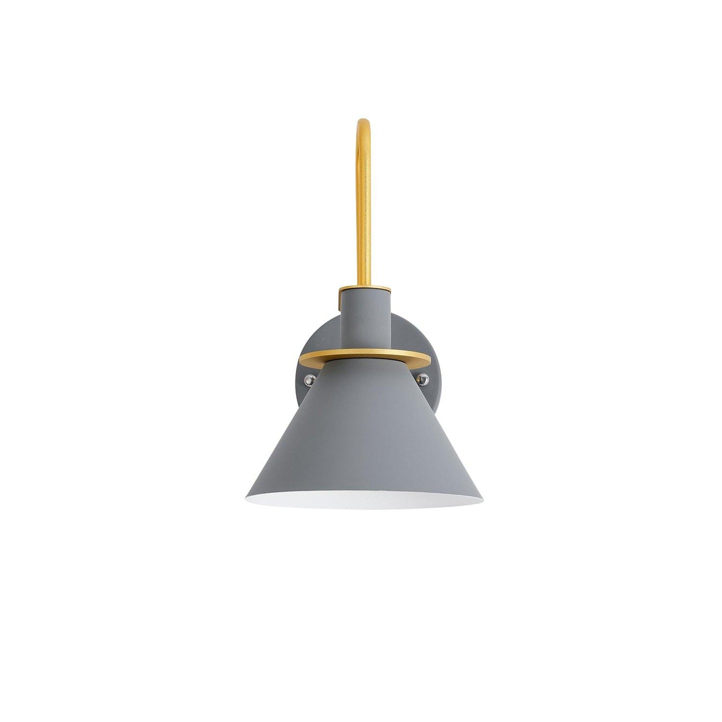 Nordic Metal Wall Sconce Dia 9.4″ x H 12.2″ / Dia 24cm x H 31cm / Grey Wall lamp