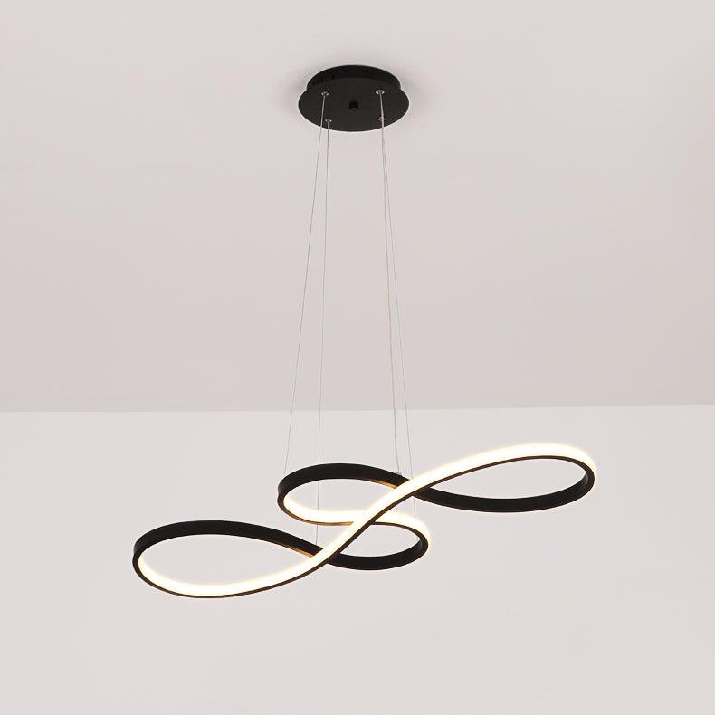Note Pendant Lamp L 29.1″ x H 9.4″ / L 74cm x H 24cm / Black / Warm Light Pendant light