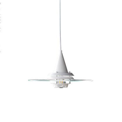 Nova Disc Pendant Light Dia 11.8″ x H 7.9″ / White Pendant light