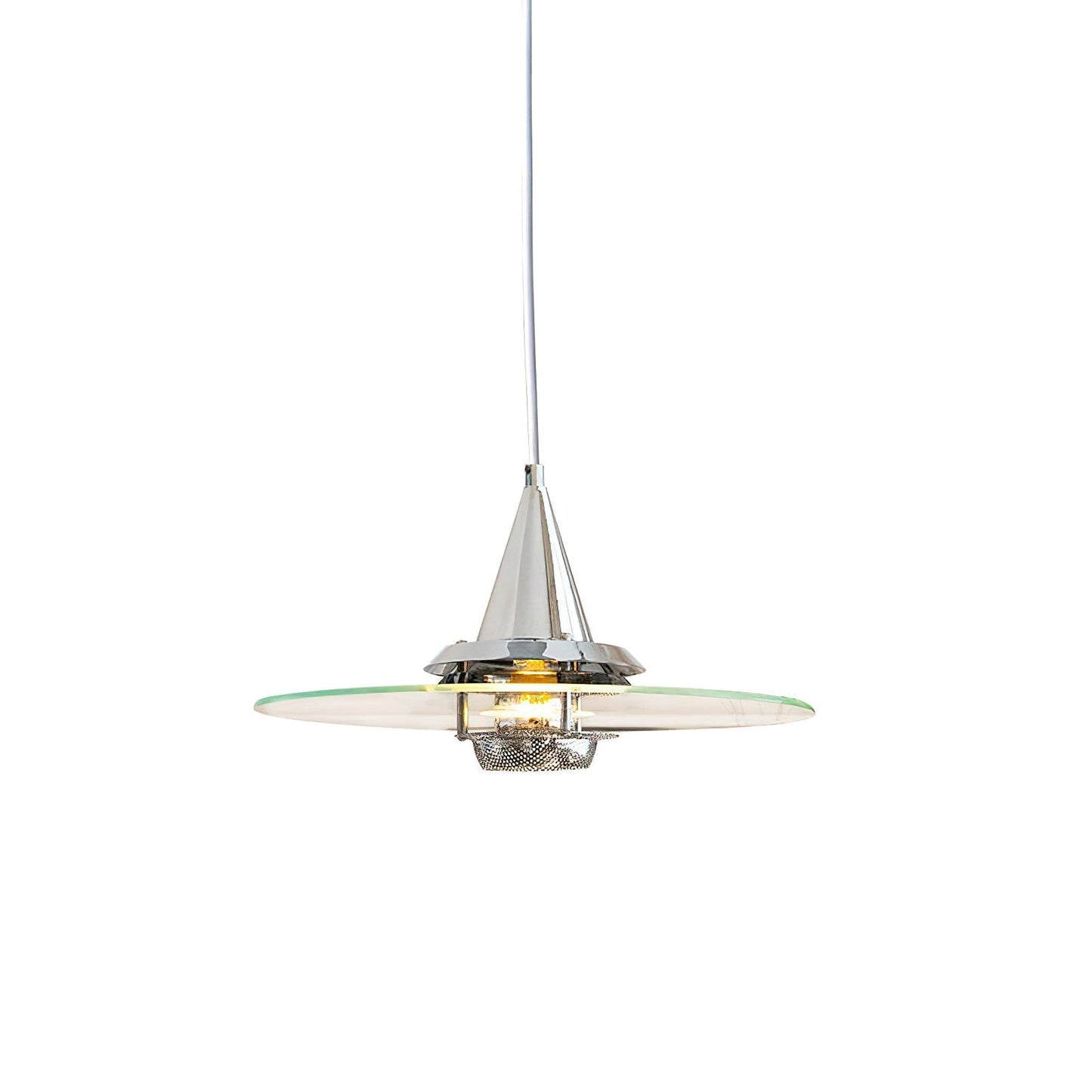 Nova Disc Pendant Light Dia 11.8″ x H 7.9″ / Chrome Pendant light