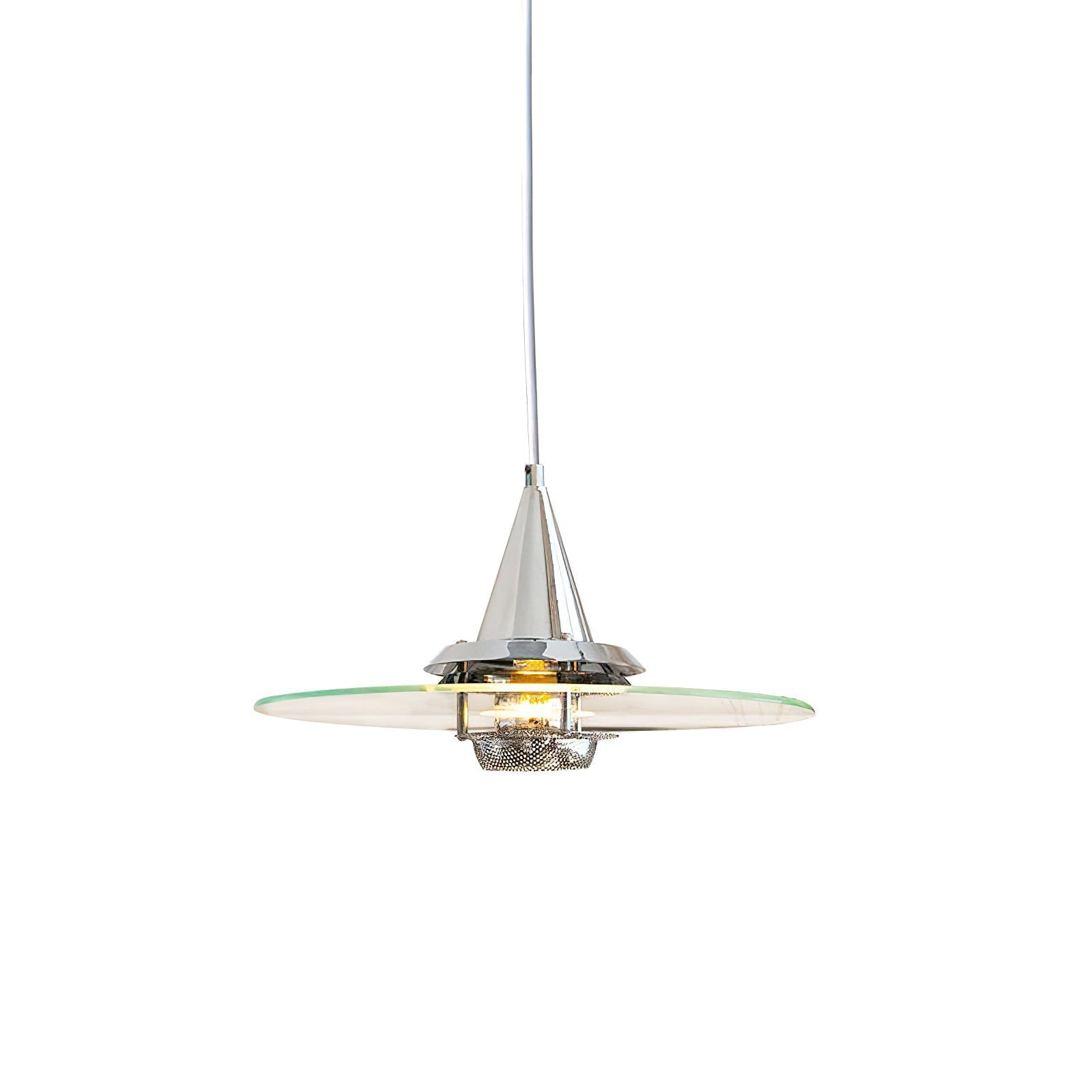Nova Disc Pendant Light Dia 11.8″ x H 7.9″ / Chrome Pendant light