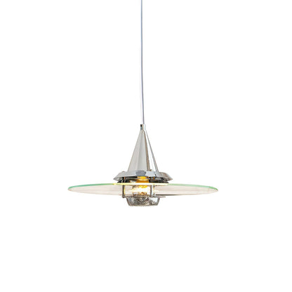 Nova Disc Pendant Light Dia 11.8″ x H 7.9″ / Chrome Pendant light