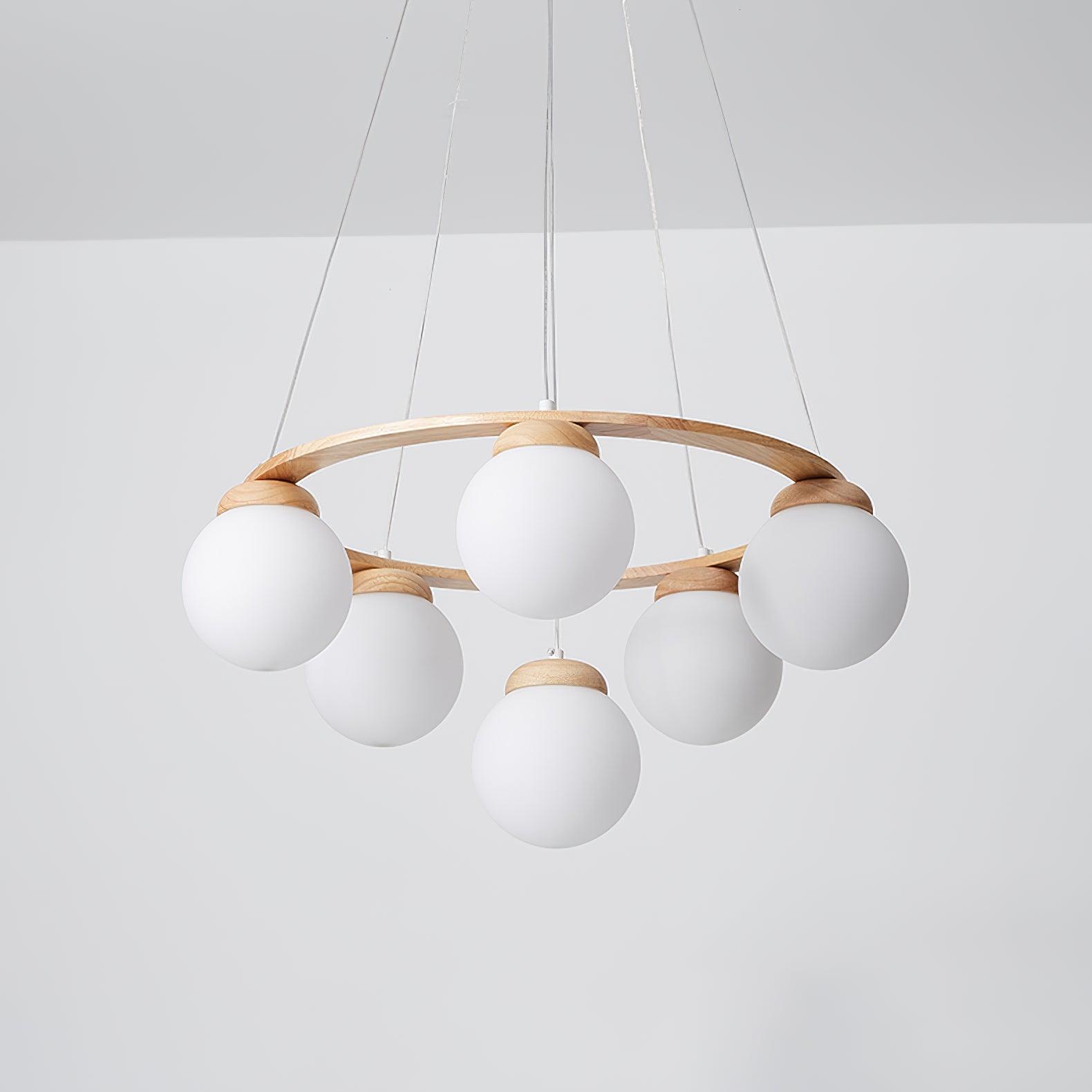 Miira Wood Chandelier Chandelier