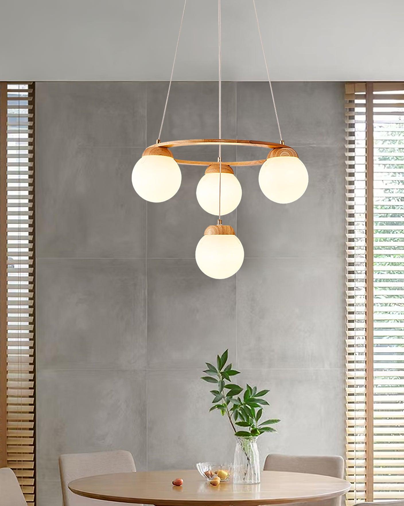 Miira Wood Chandelier Chandelier