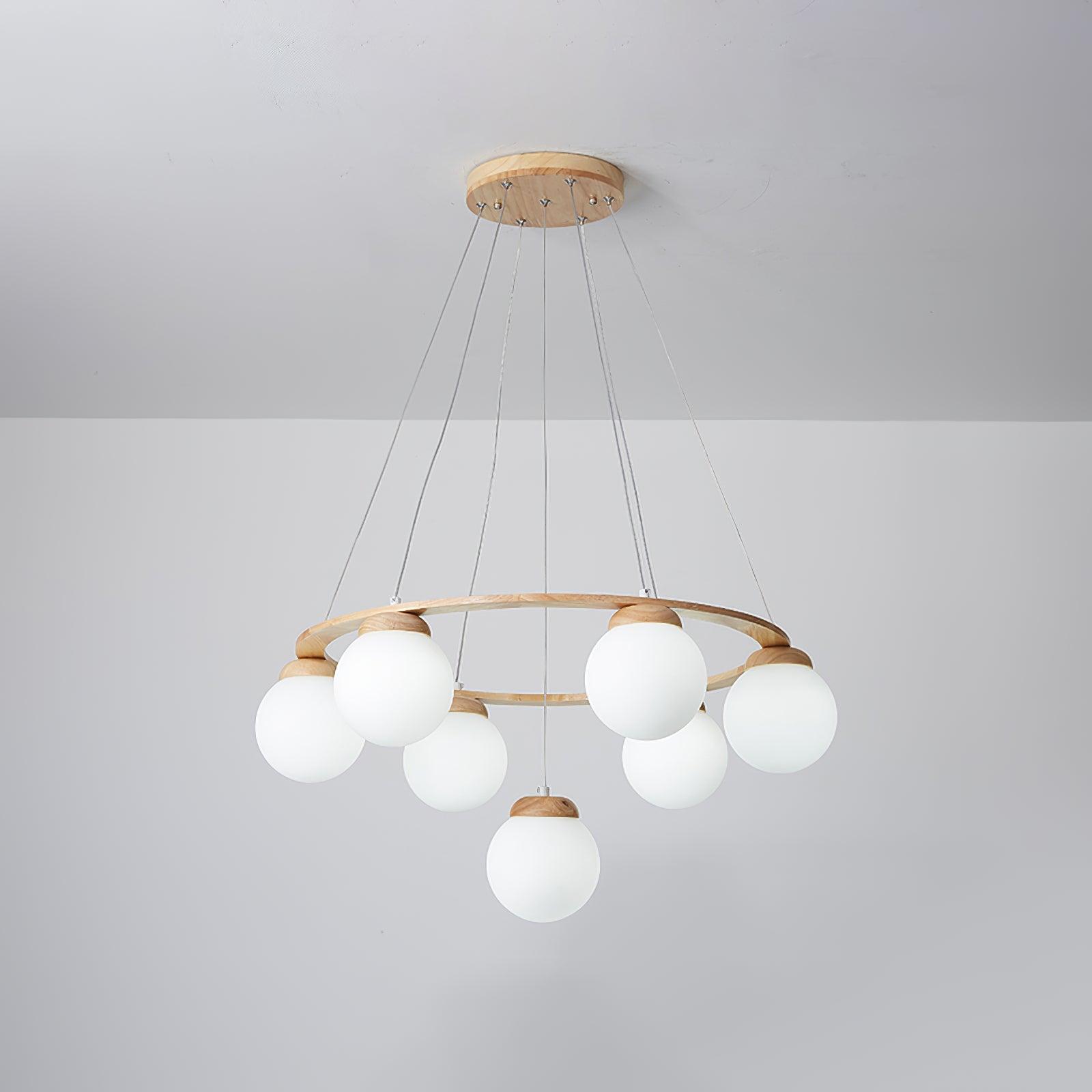Miira Wood Chandelier Chandelier