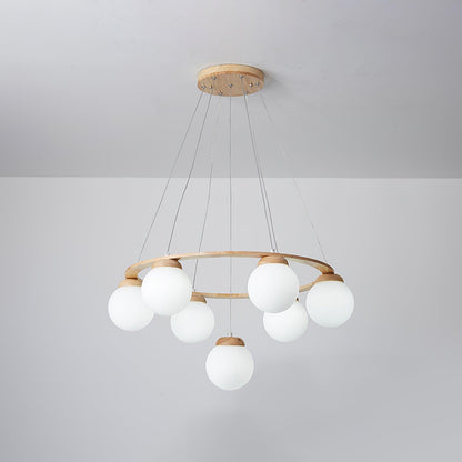 Miira Wood Chandelier Chandelier