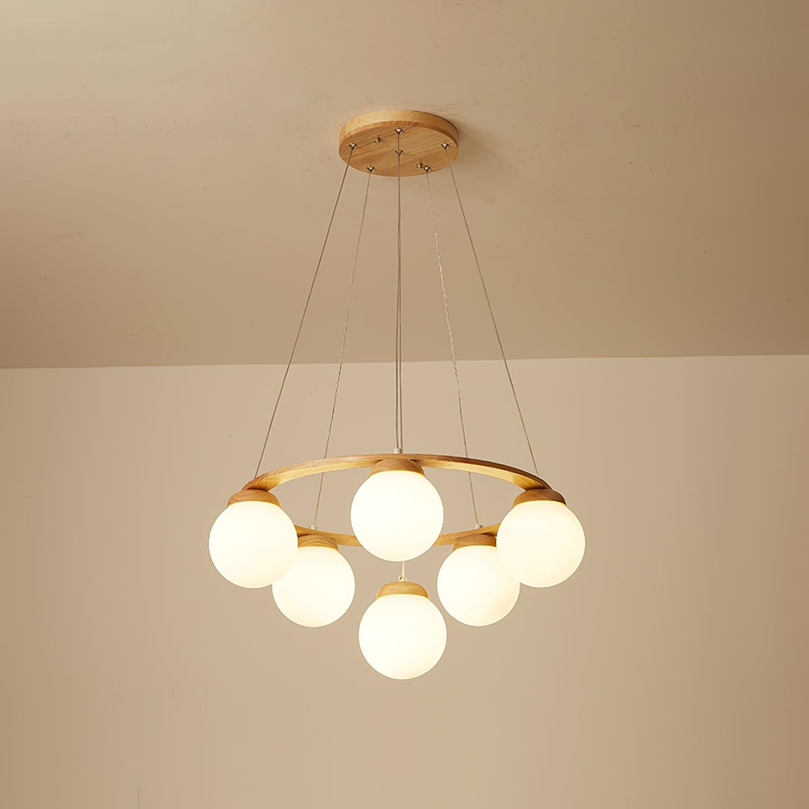 Miira Wood Chandelier Chandelier
