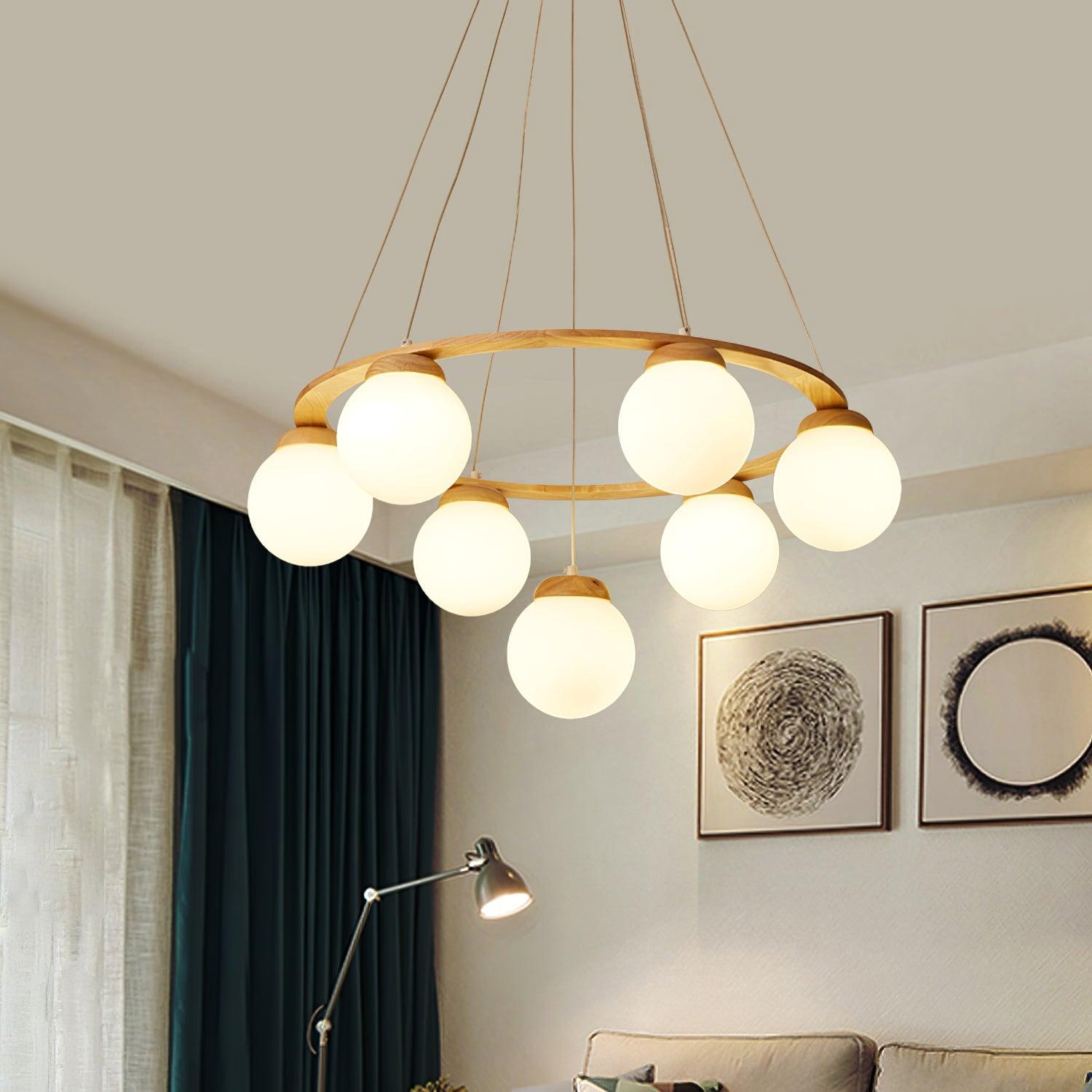 Miira Wood Chandelier Chandelier