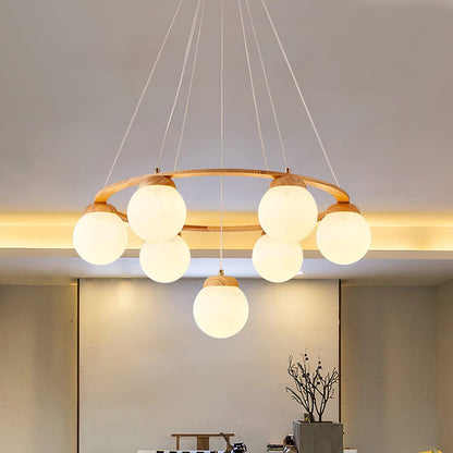 Miira Wood Chandelier Chandelier