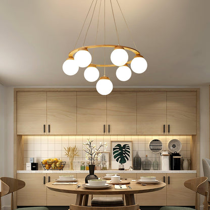 Miira Wood Chandelier Chandelier