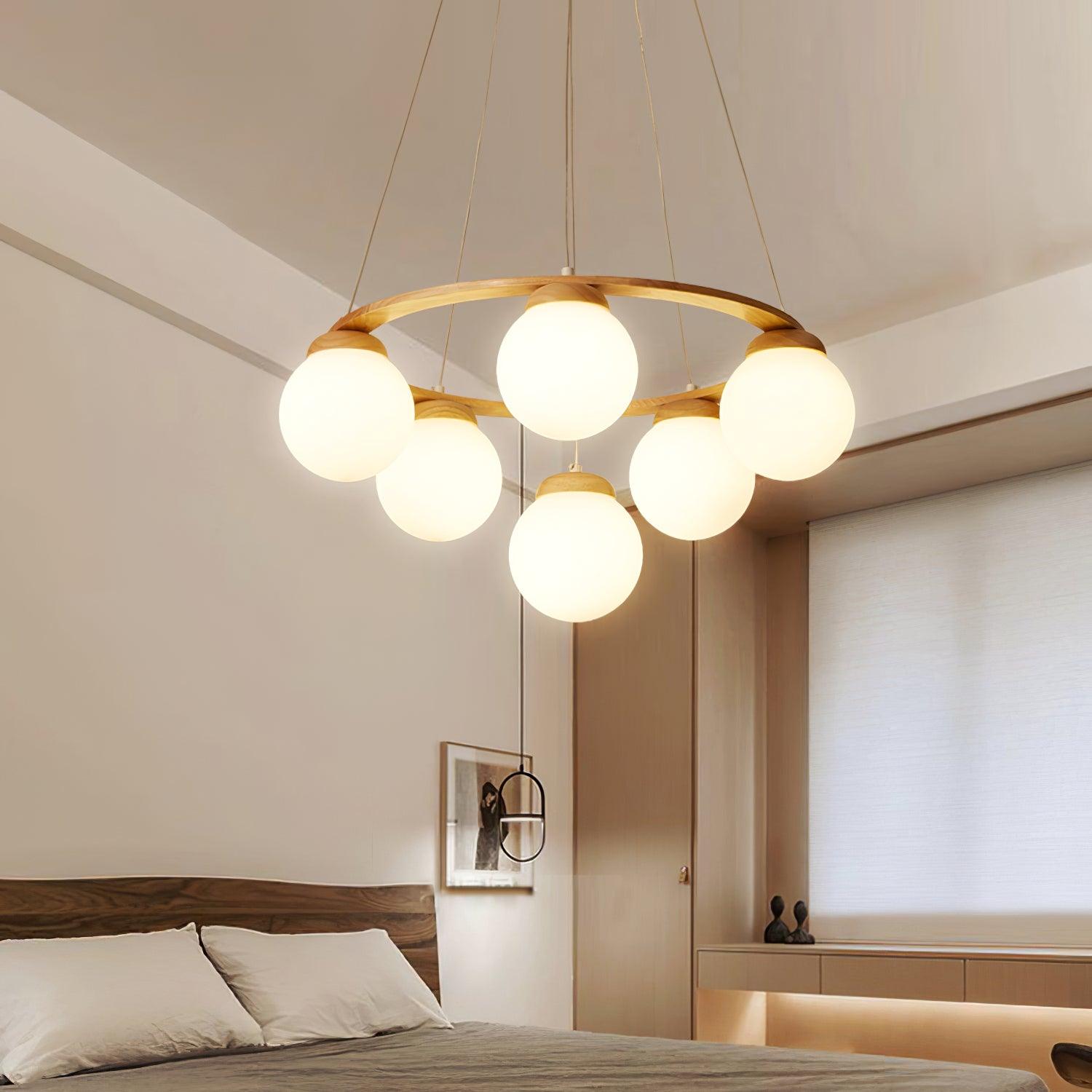 Miira Wood Chandelier Chandelier