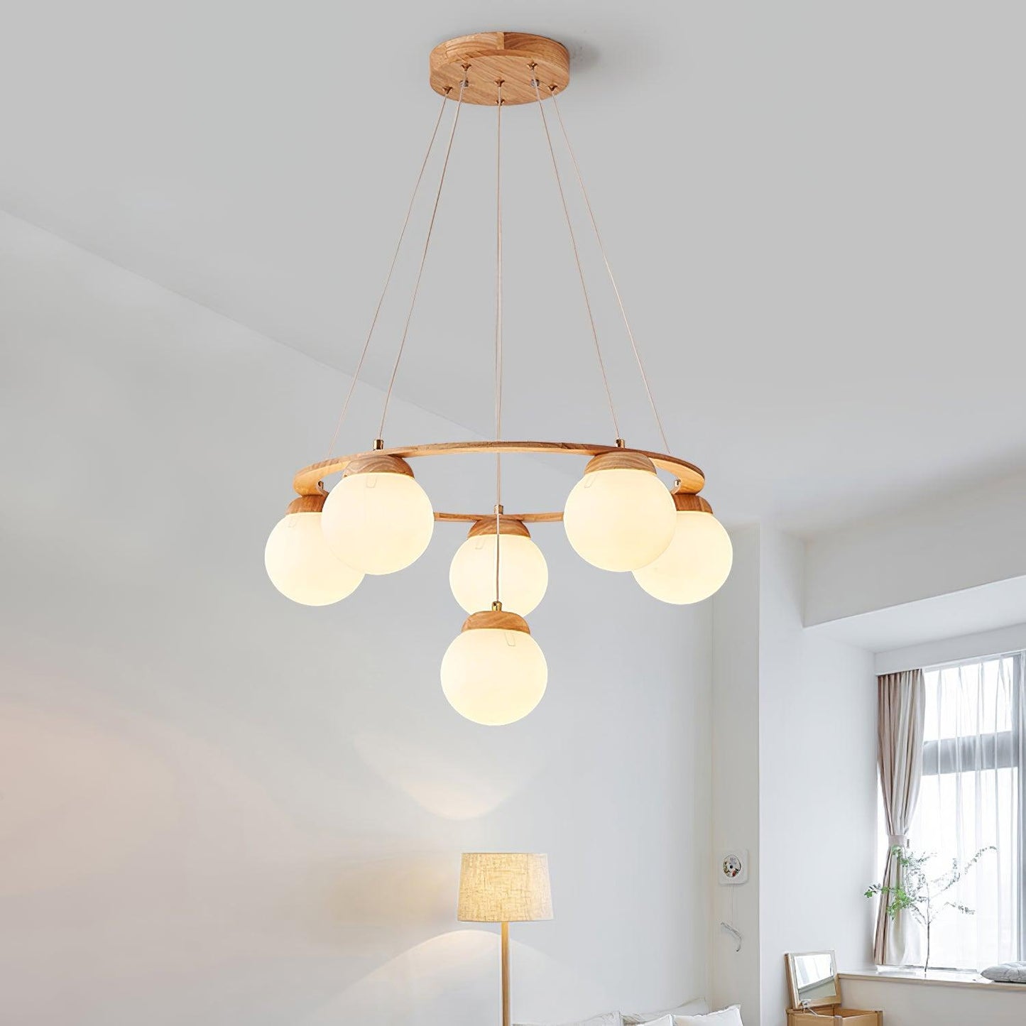 Miira Wood Chandelier Chandelier