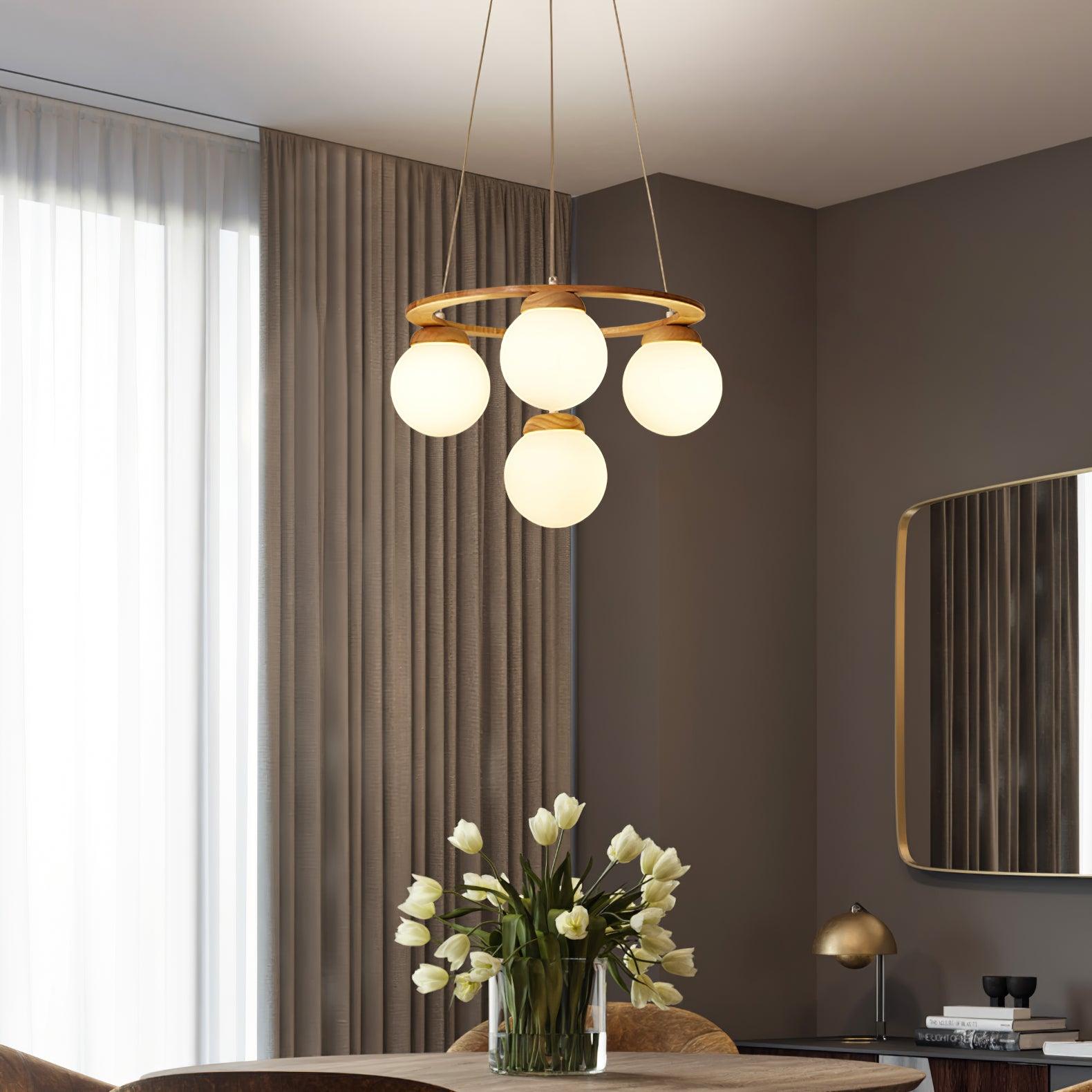 Miira Wood Chandelier Chandelier