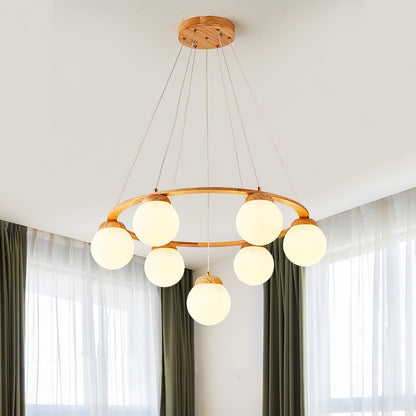 Miira Wood Chandelier Chandelier