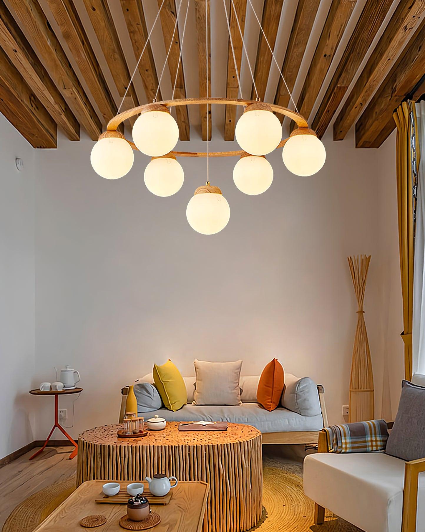 Miira Wood Chandelier Chandelier