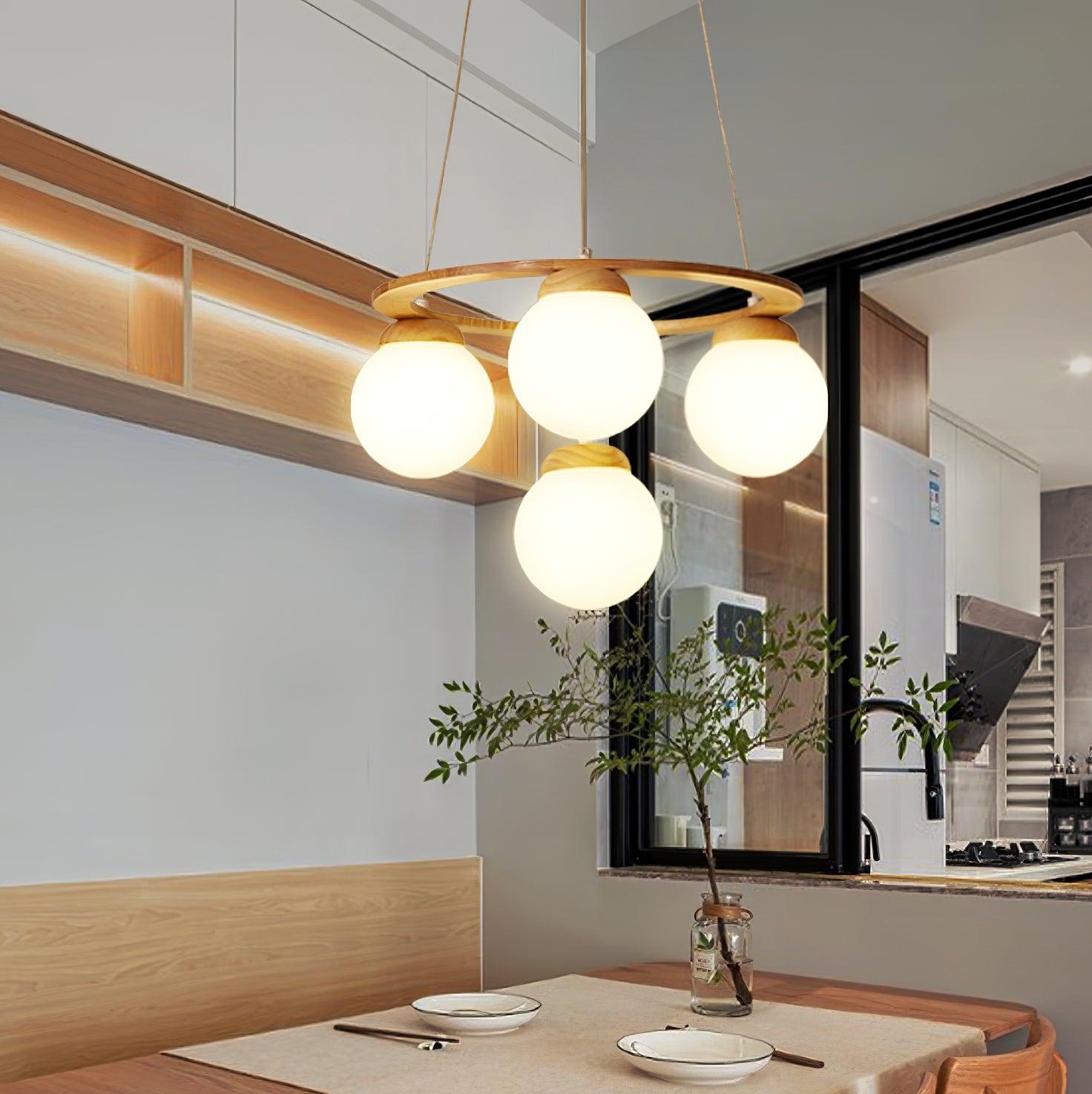 Miira Wood Chandelier Chandelier