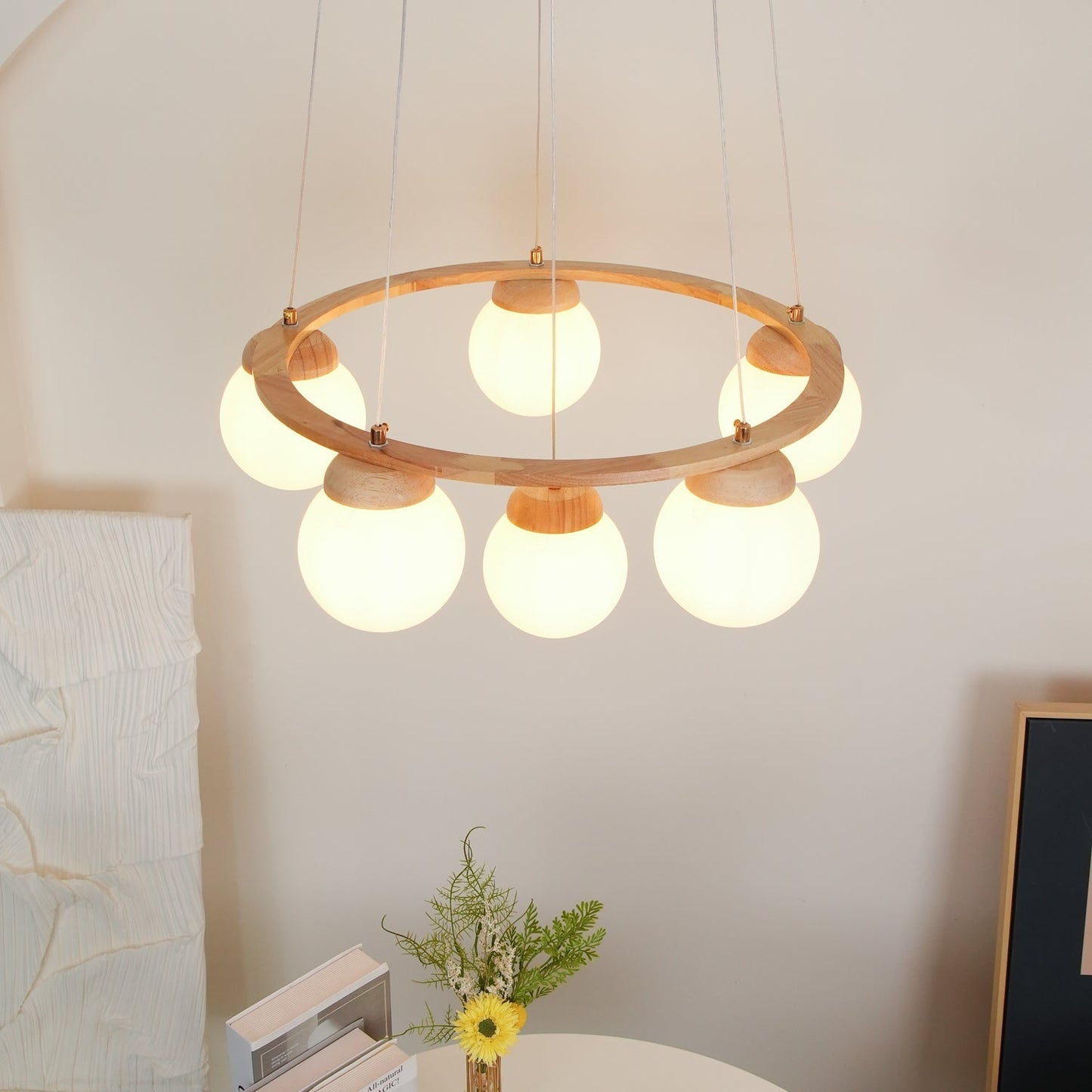 Miira Wood Chandelier Chandelier