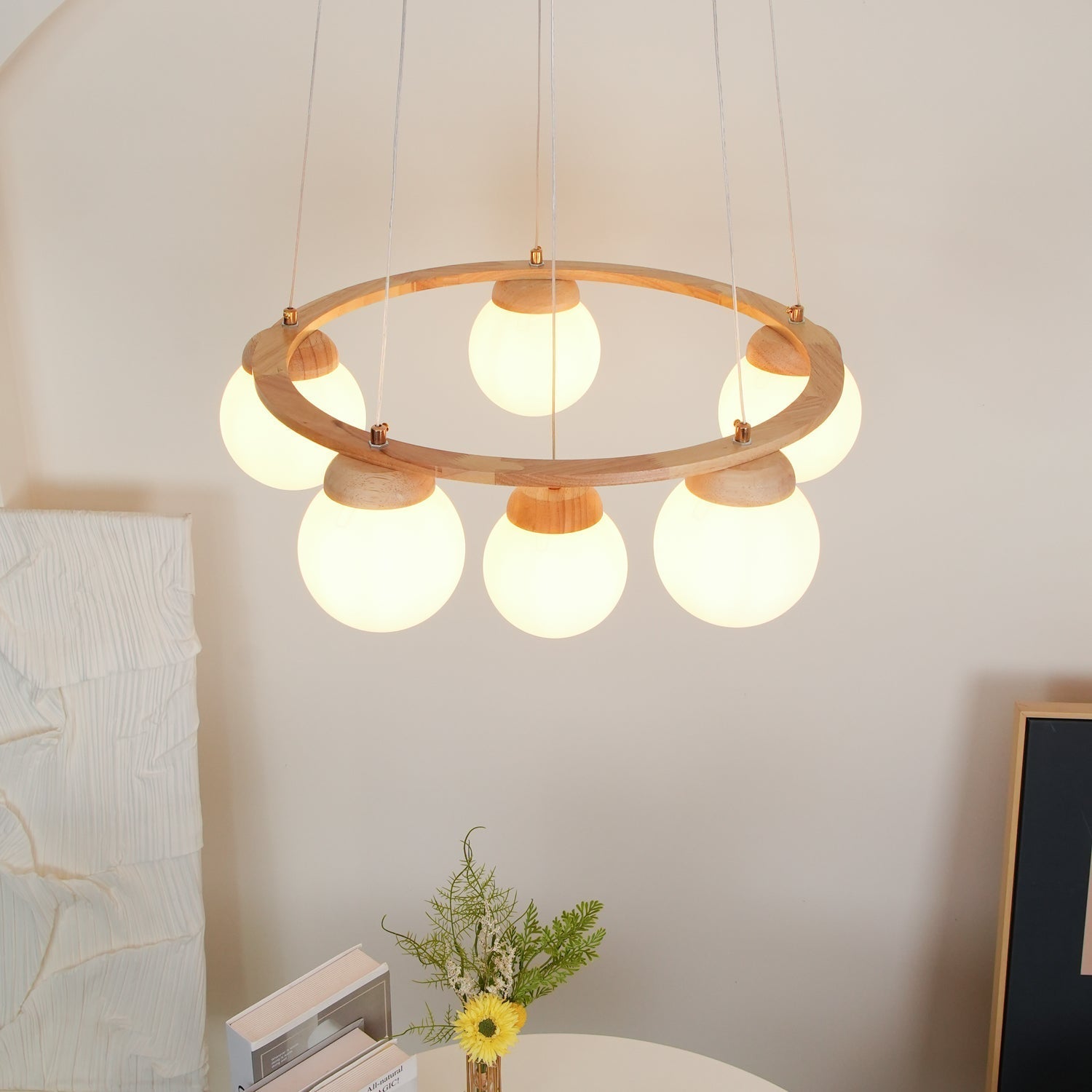 Miira Wood Chandelier Chandelier