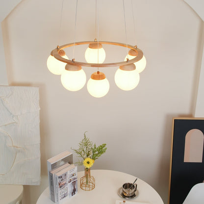 Miira Wood Chandelier Chandelier