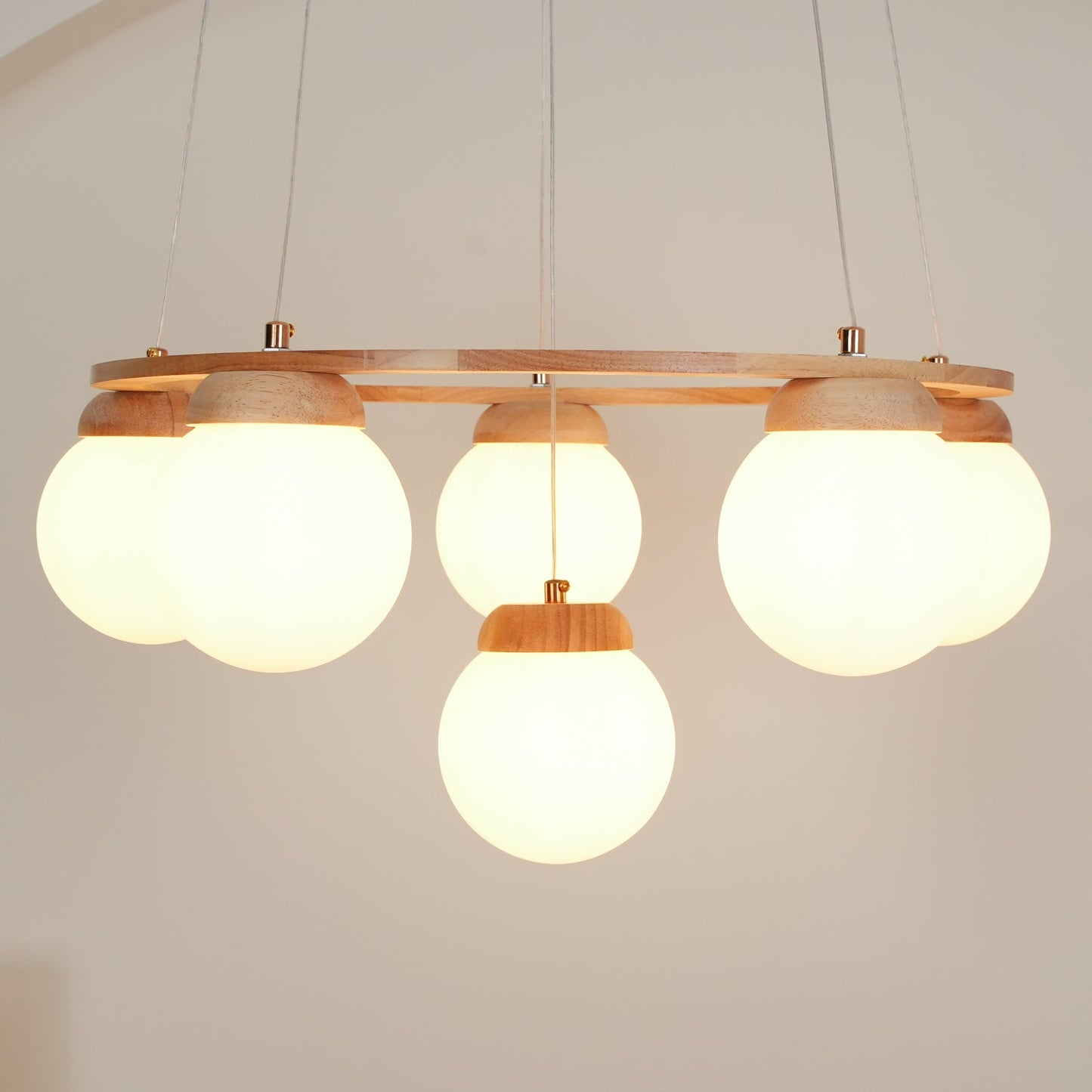 Miira Wood Chandelier Chandelier