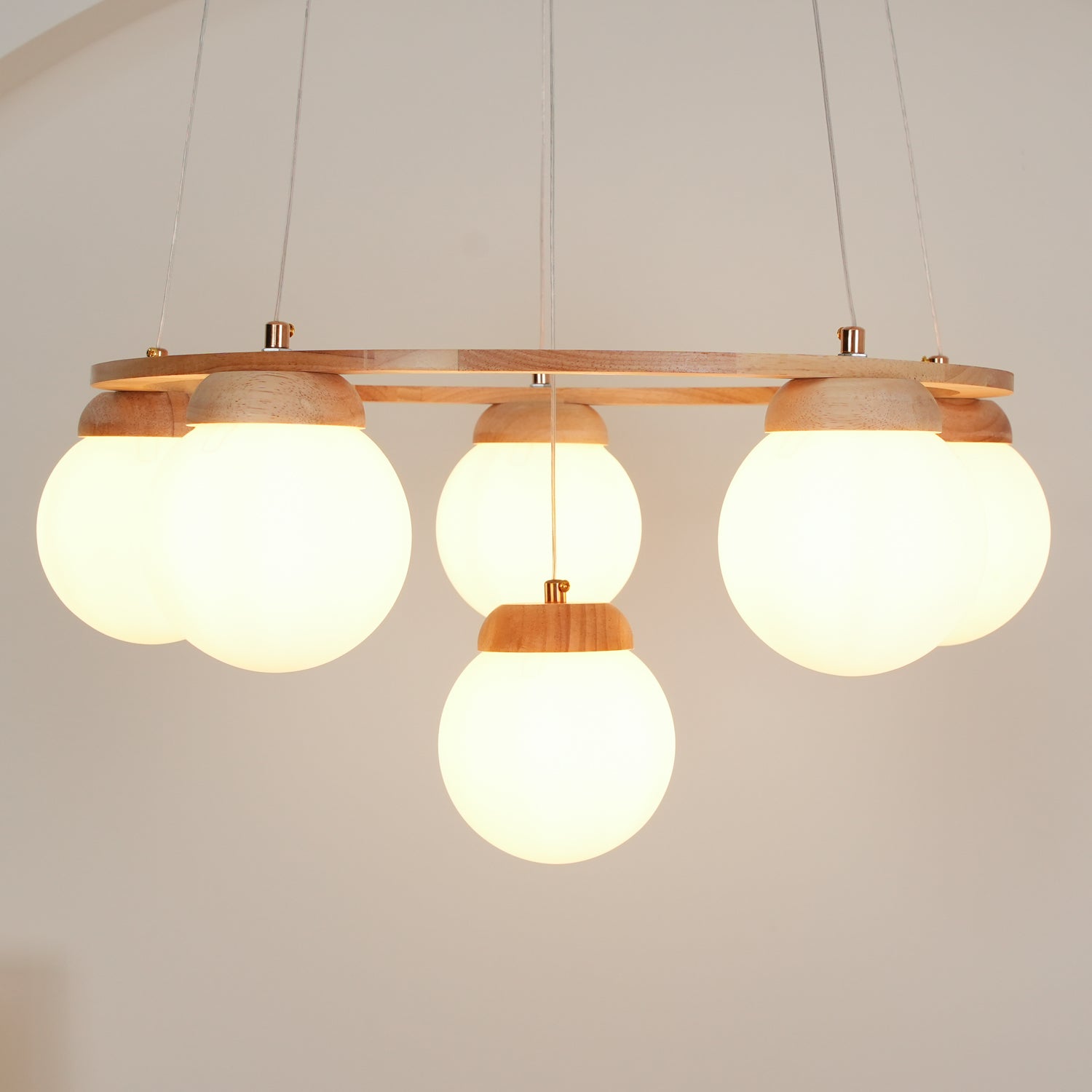 Miira Wood Chandelier Chandelier