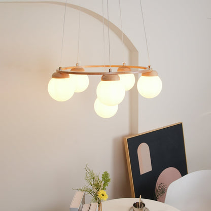 Miira Wood Chandelier Chandelier