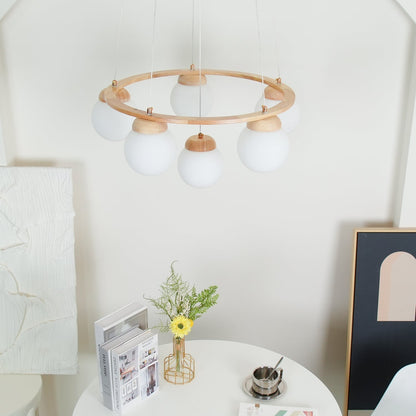 Miira Wood Chandelier Chandelier