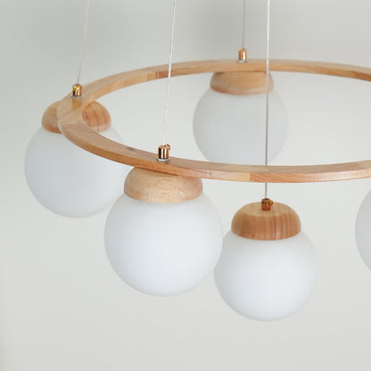 Miira Wood Chandelier Chandelier