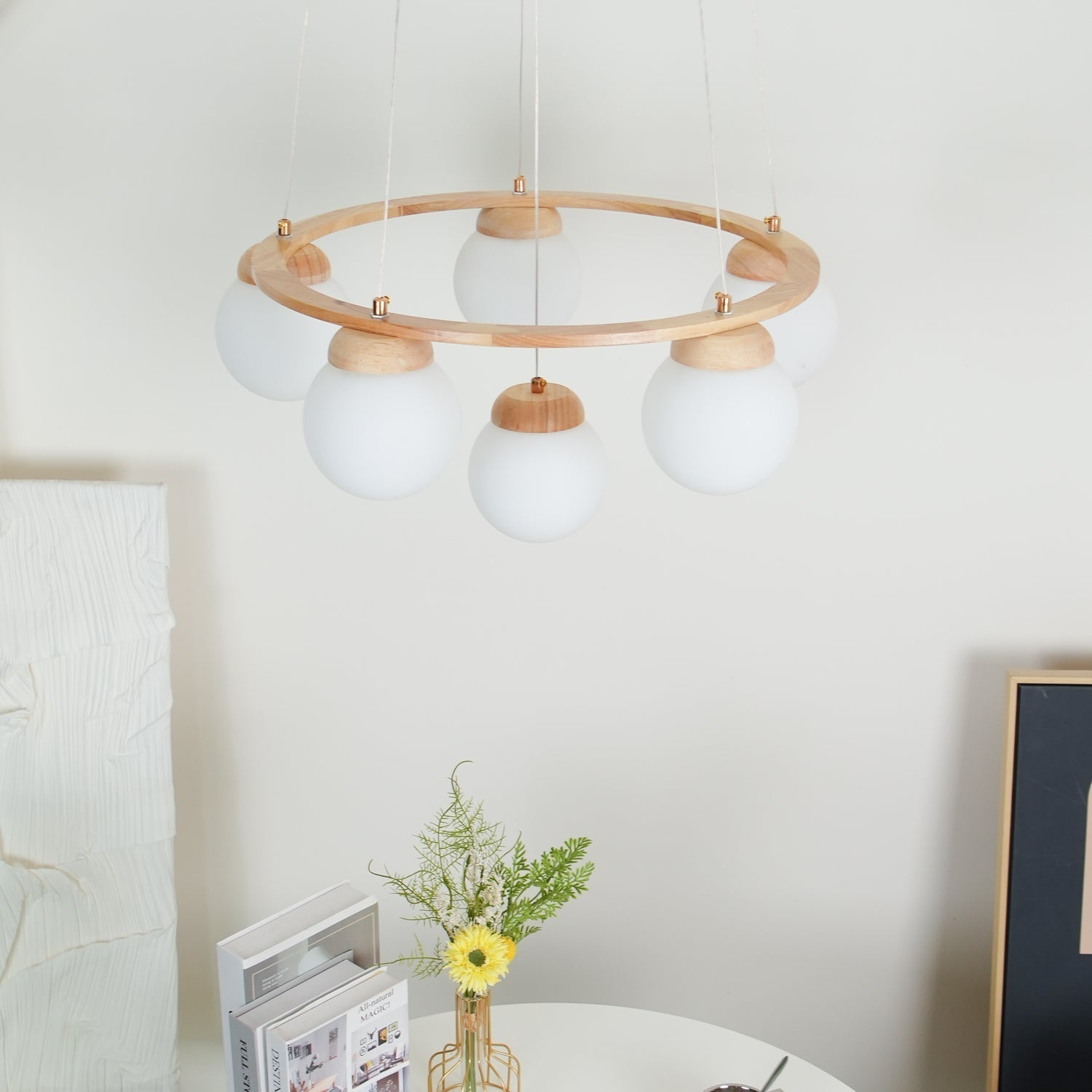 Miira Wood Chandelier Chandelier