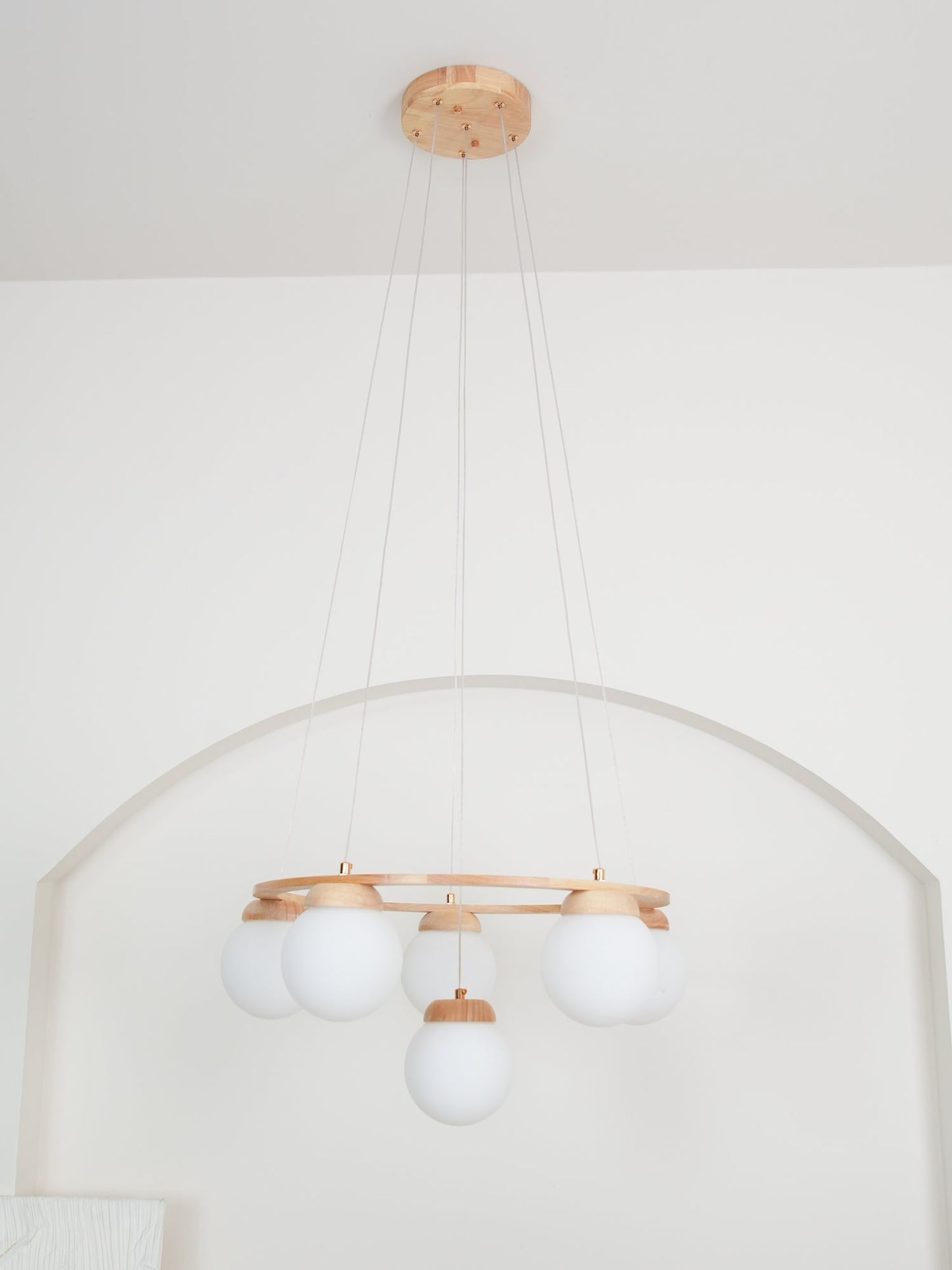 Miira Wood Chandelier Chandelier
