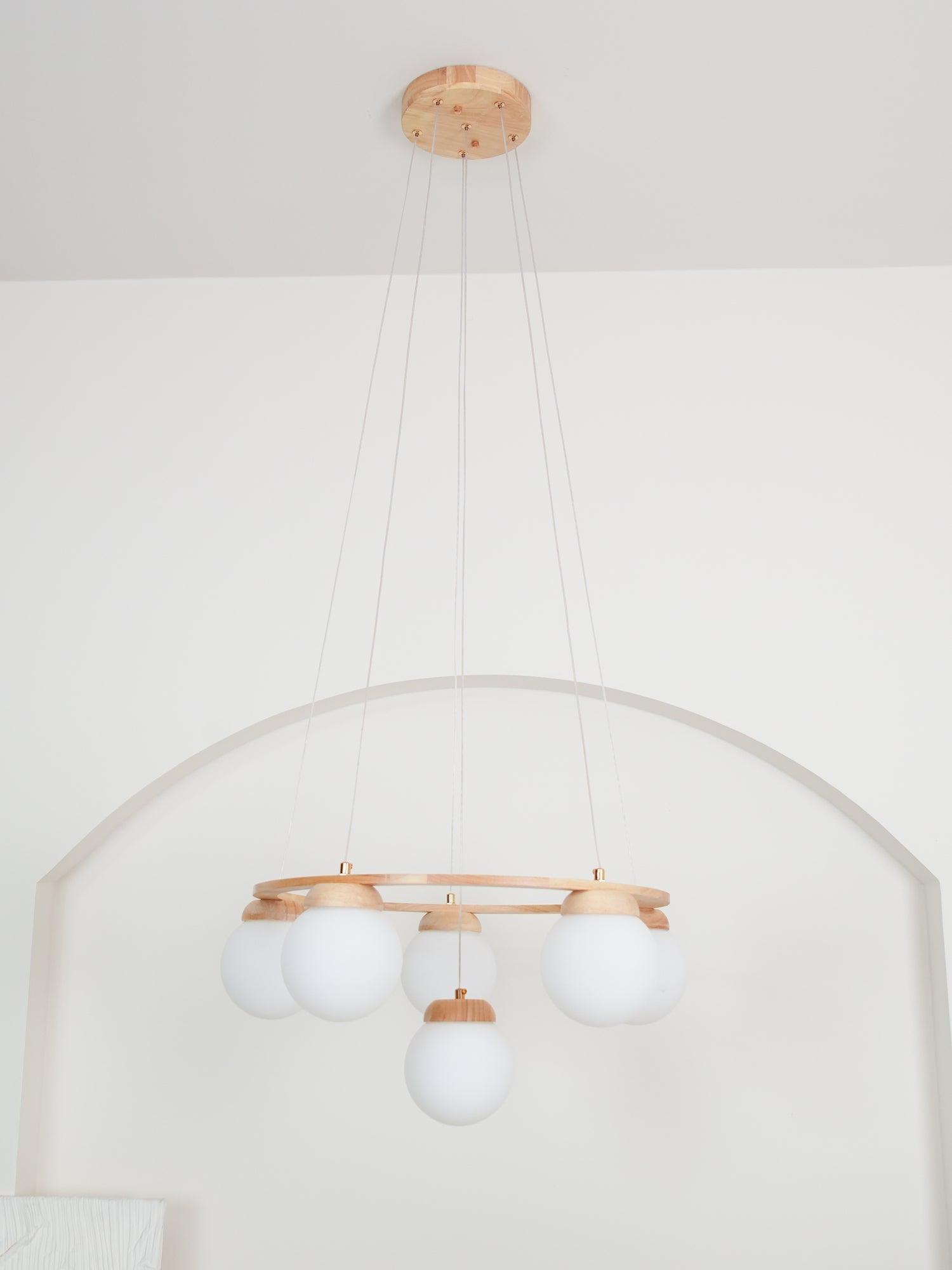 Miira Wood Chandelier Chandelier
