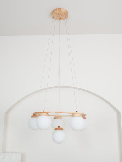 Miira Wood Chandelier Chandelier