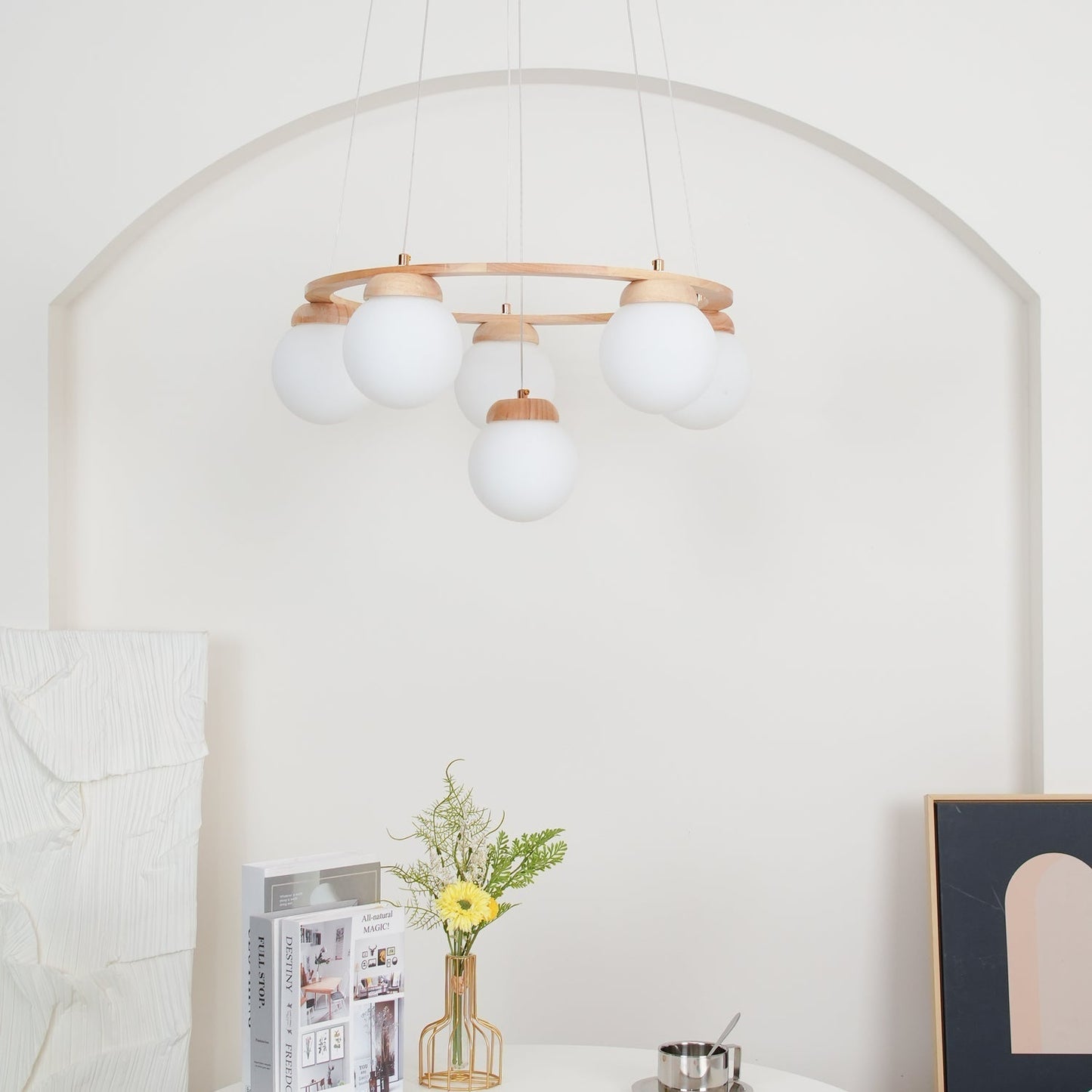 Miira Wood Chandelier Chandelier