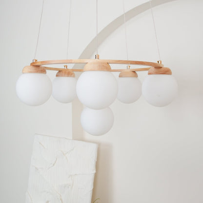 Miira Wood Chandelier Chandelier