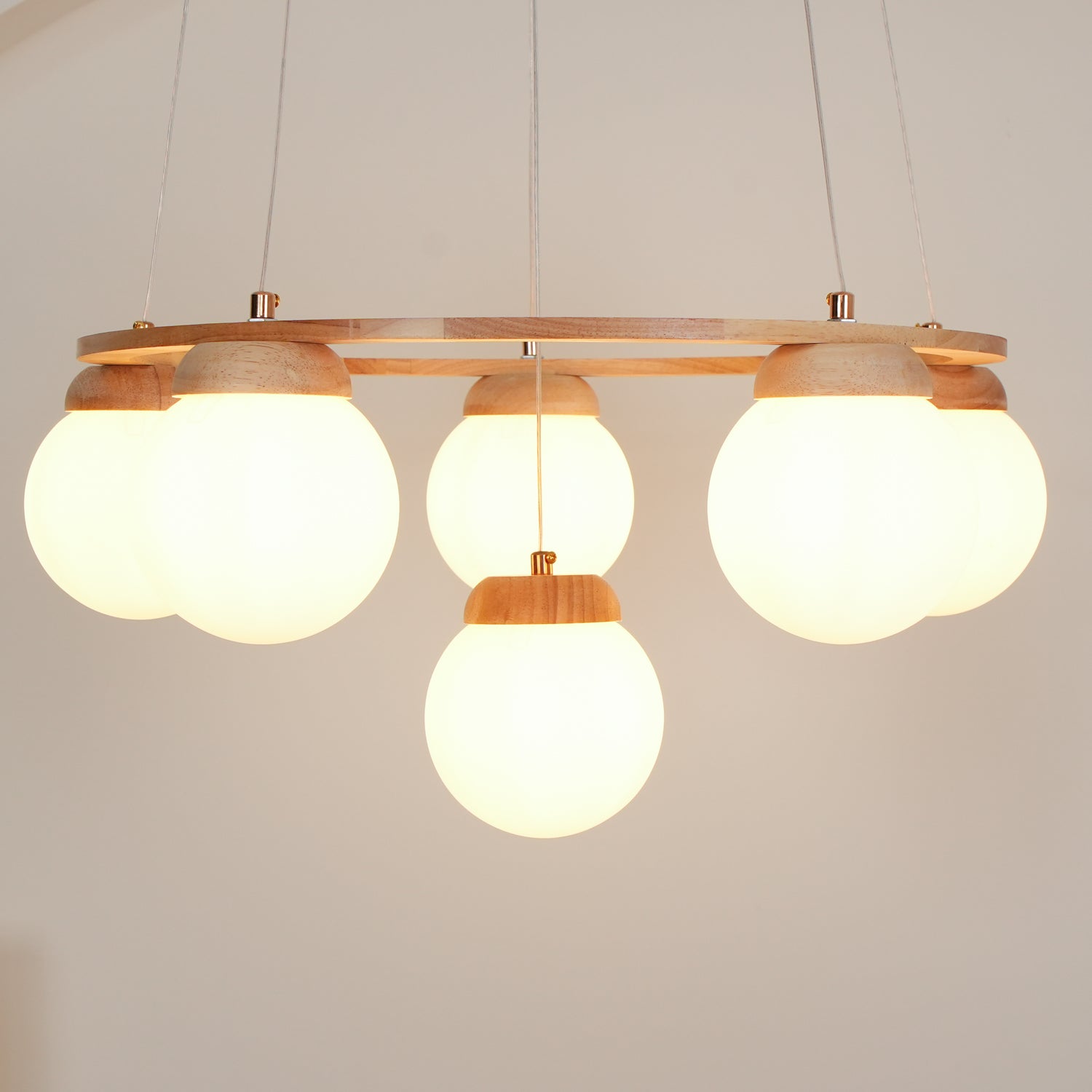 Miira Wood Chandelier Chandelier