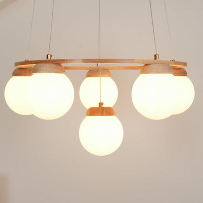 Miira Wood Chandelier Chandelier