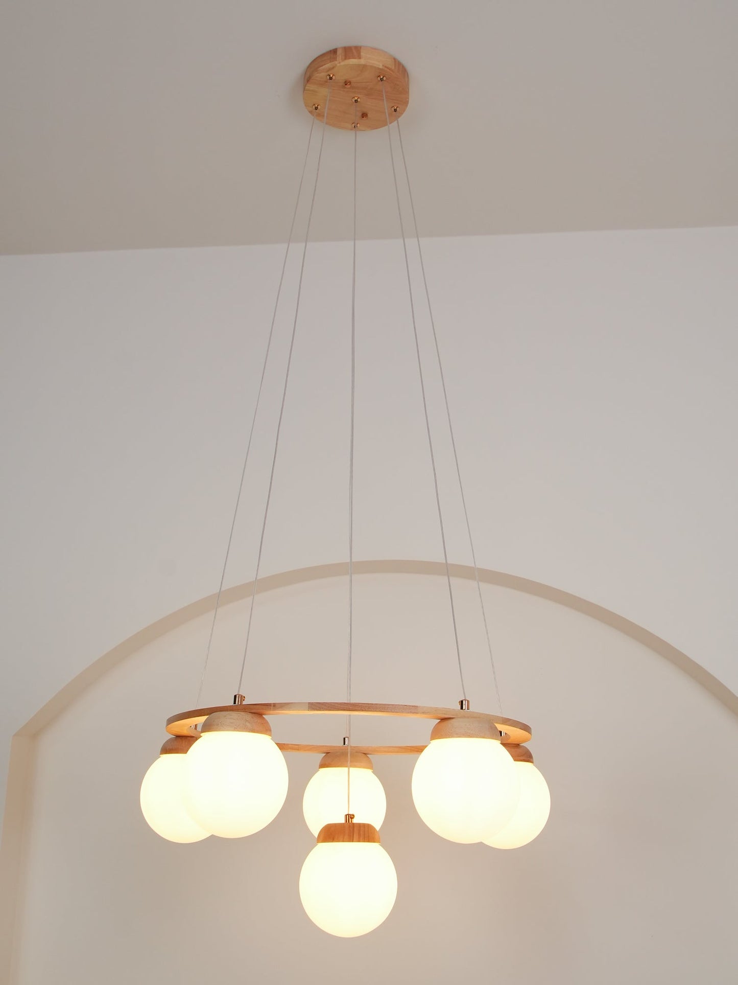 Miira Wood Chandelier Chandelier