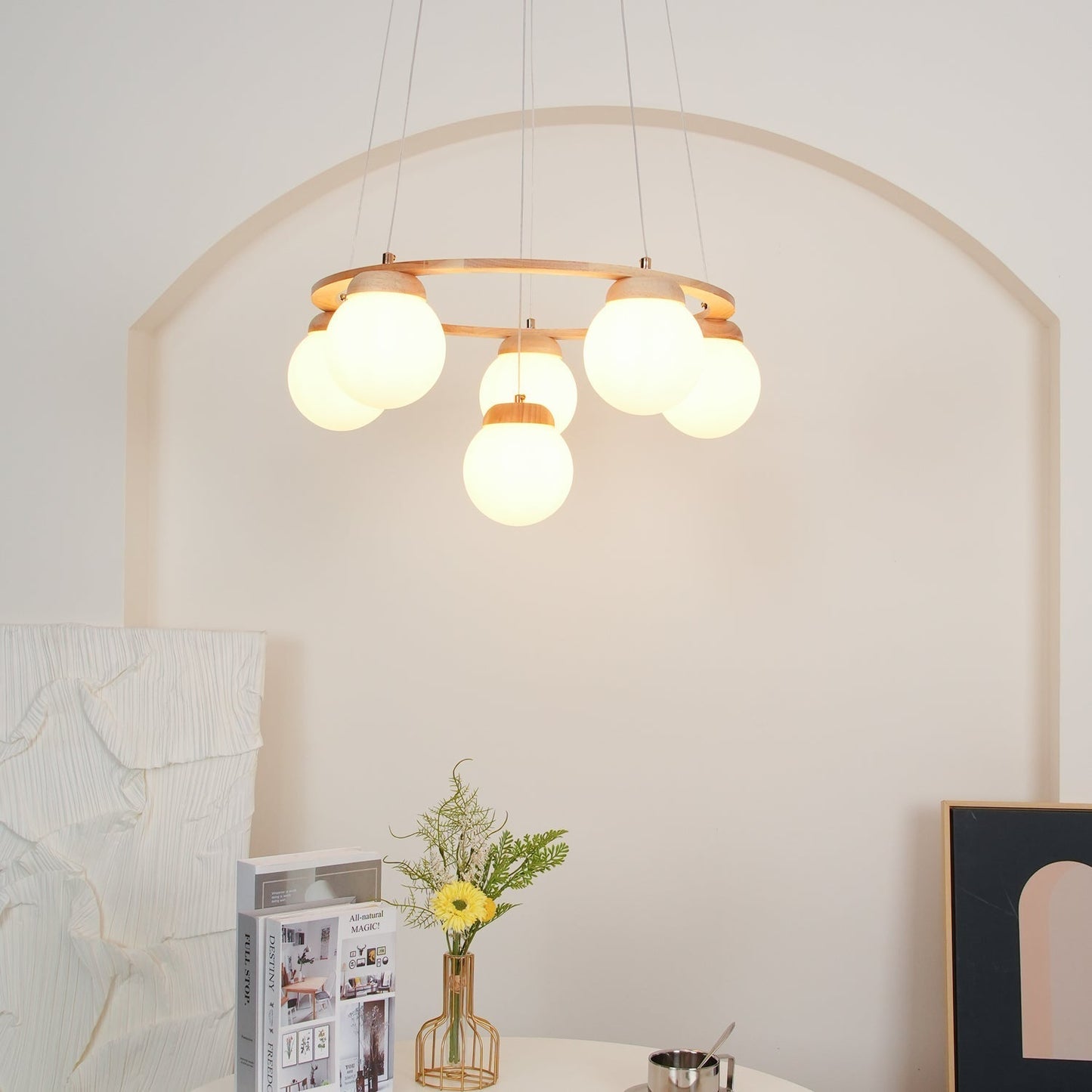 Miira Wood Chandelier Chandelier