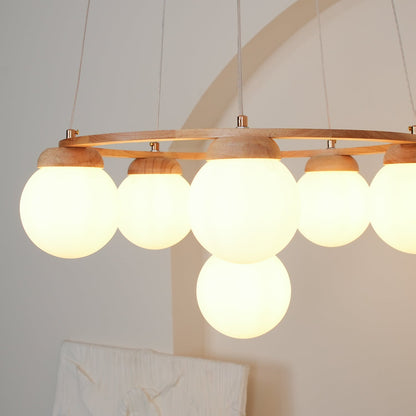 Miira Wood Chandelier Chandelier