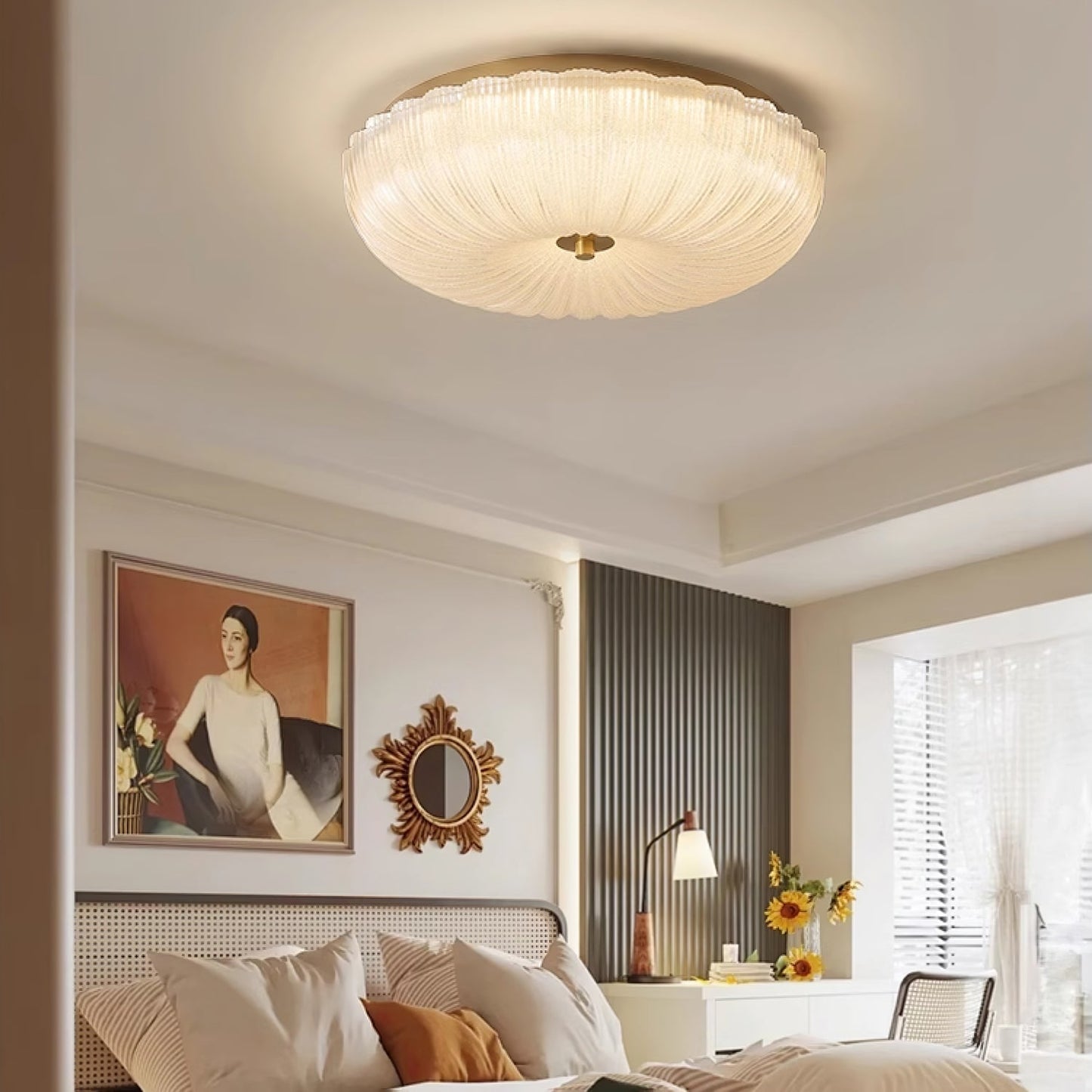 Ripple Glass Ceiling Light