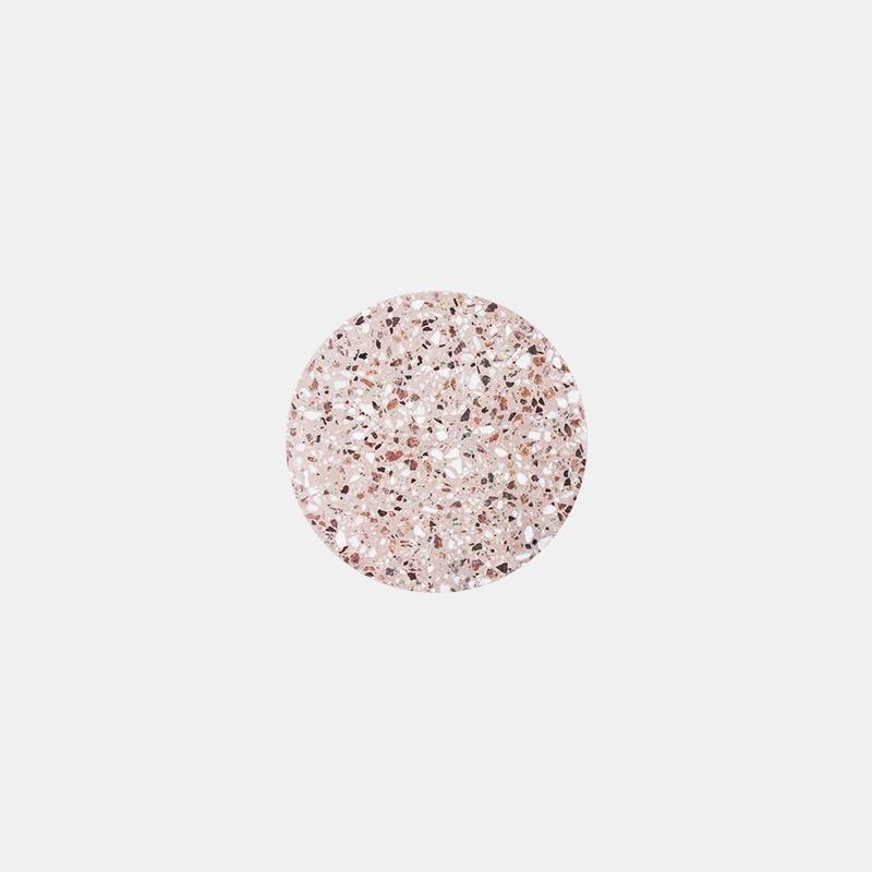 Terrazzo Wall Lamp ? 7″ x H 1.7″ / Dia 18cm x H 4.3cm / Pink / Warm Light Wall lamp