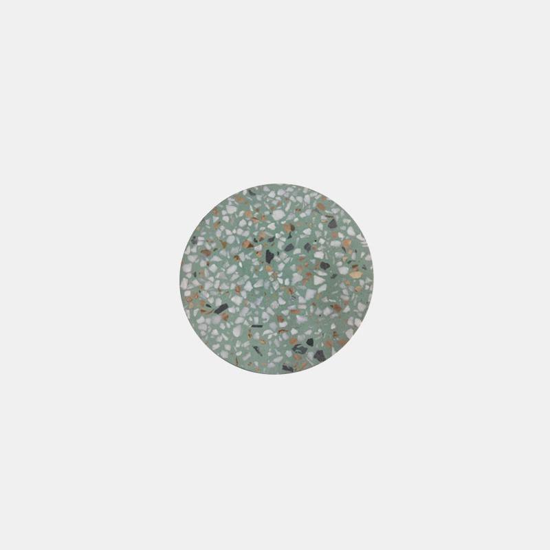 Terrazzo Wall Lamp ? 7″ x H 1.7″ / Dia 18cm x H 4.3cm / Green / Warm Light Wall lamp