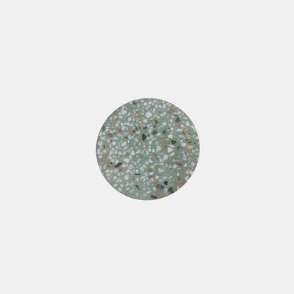 Terrazzo Wall Lamp ? 7″ x H 1.7″ / Dia 18cm x H 4.3cm / Green / Warm Light Wall lamp