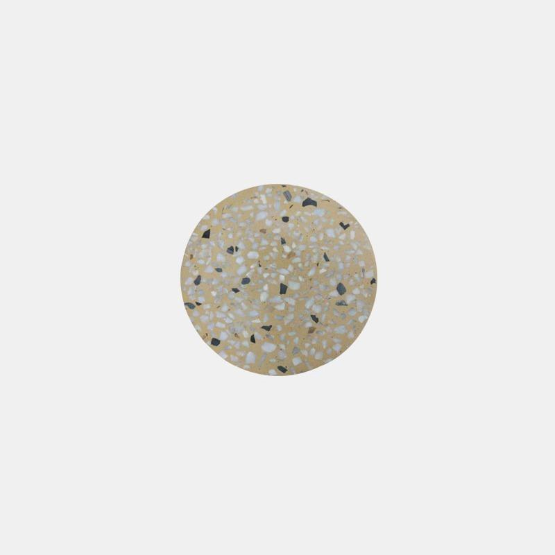 Terrazzo Wall Lamp ? 7″ x H 1.7″ / Dia 18cm x H 4.3cm / Yellow / Warm Light Wall lamp