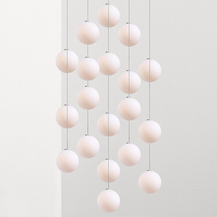 Glass 120. 19 Multi-Light Pendant