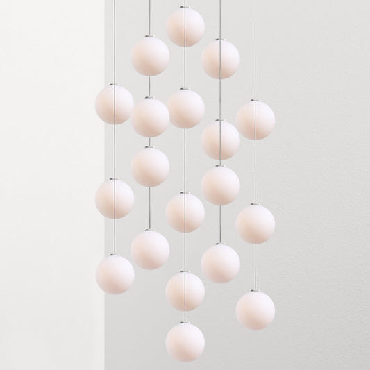 Glass 120. 19 Multi-Light Pendant
