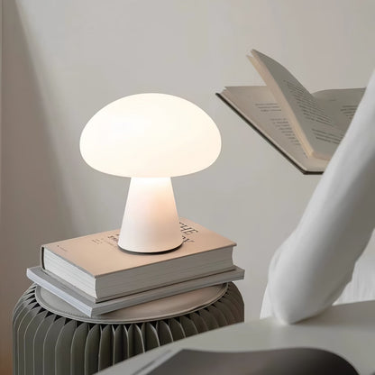 Obello Portable Built-in Battery Table Lamp ? 8.7″ x H 9.4″ / Dia 22cm x H 24cm / White / Three-Color Changing Light