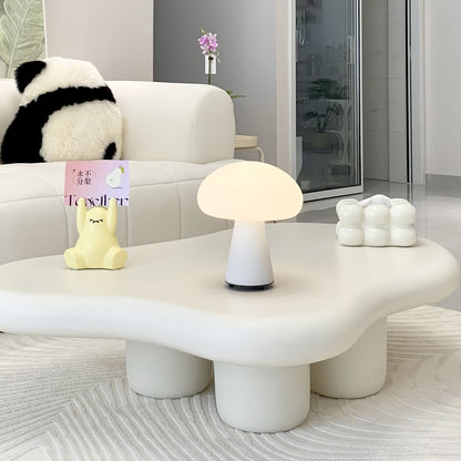Obello Portable Built-in Battery Table Lamp ? 8.7″ x H 9.4″ / Dia 22cm x H 24cm / White / Three-Color Changing Light