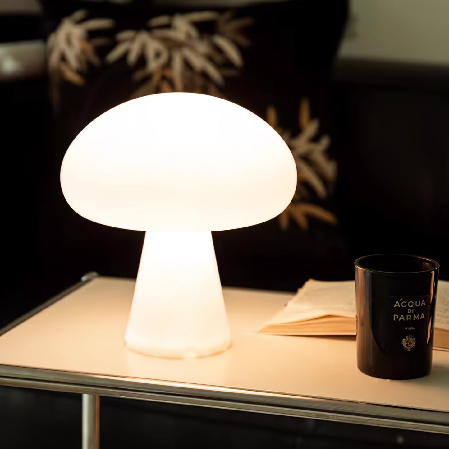 Obello Portable Built-in Battery Table Lamp ? 8.7″ x H 9.4″ / Dia 22cm x H 24cm / White / Three-Color Changing Light