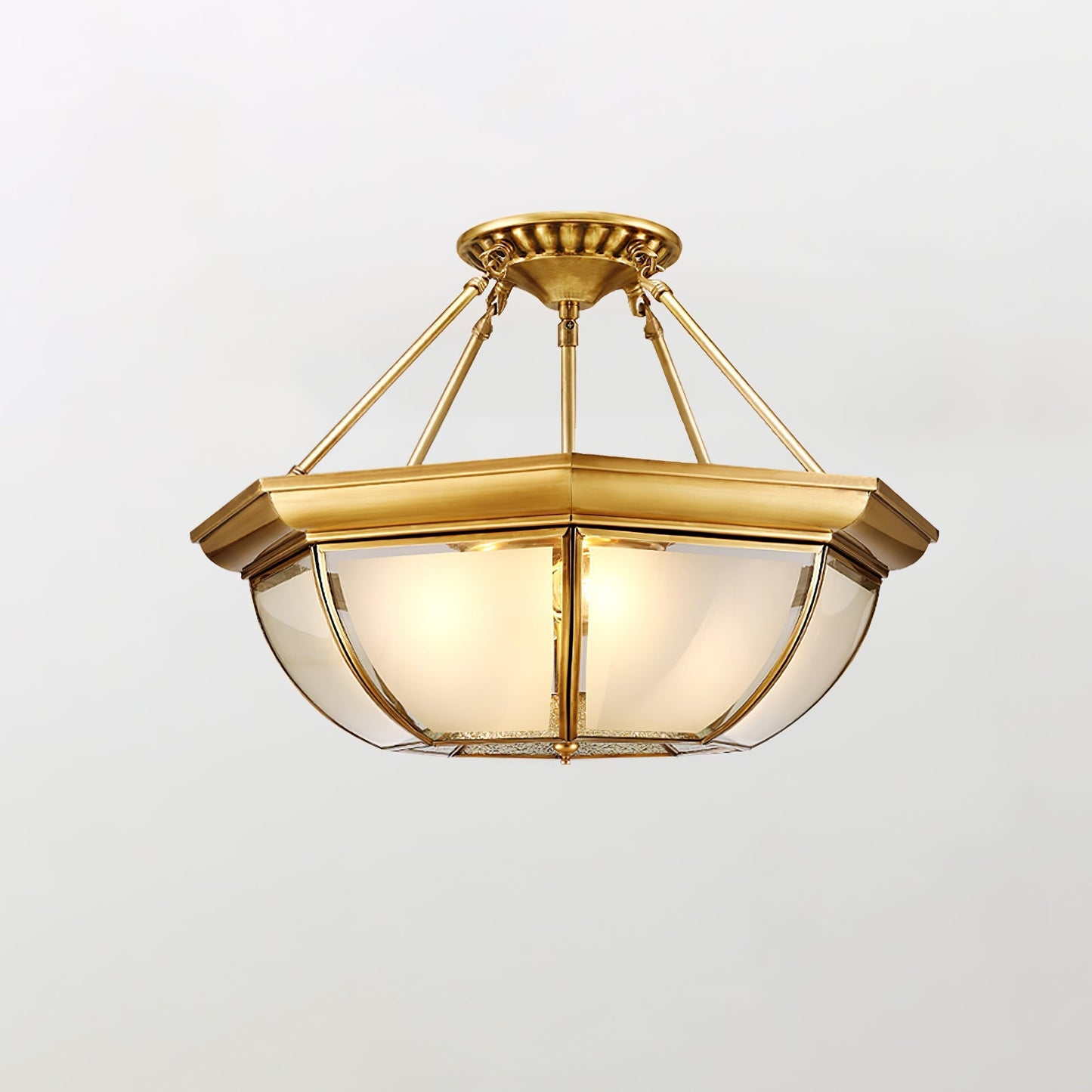 Bowl Shaped Brass Ceiling Lamp Ceiling lamp